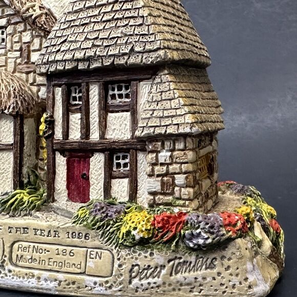 Memory Lane Cottages Peter Tomlins Willow Beck Figure #186 England 1996 VTG - Picture 8 of 13